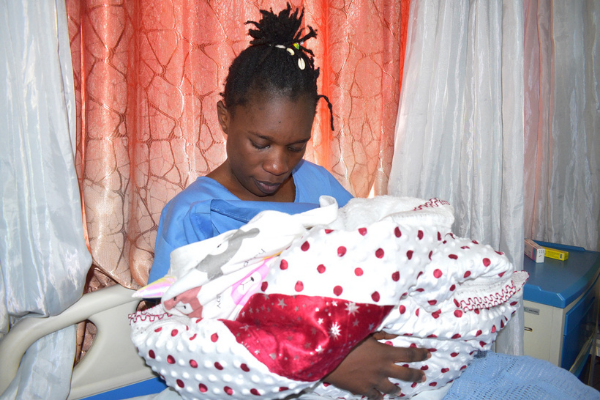 Rebrand Post (6) A mother and her newborn at Tabitha Maternity Home (Photo Credit, CFK).