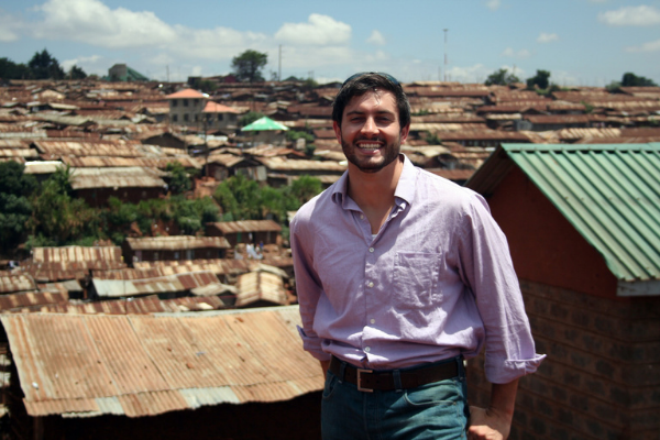 Rebrand Post (9) Rye Barcott on a visit to Kibera (Photo Credit, CFK).